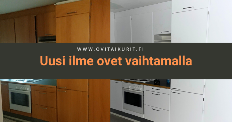 Remontoi keittiösi edullisesti – Uusi ilme ovet vaihtamalla